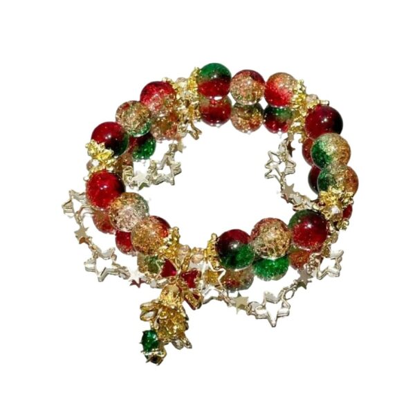 Wholesale Christmas Bow Bell Bracelet