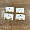Wholesale 1 Pair Casual Simple Style Commute Leaves Flower 304 Stainless Steel 18K Gold Plated Ear Studs