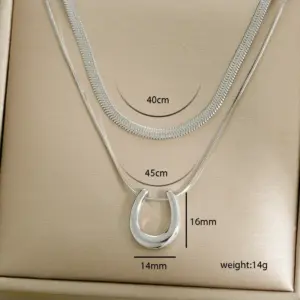 Double-Layer U-Shaped / Steel Color