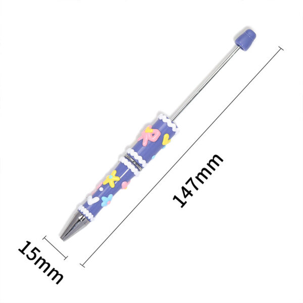 Wholesale beadable pens Bow cartoon beaded pen