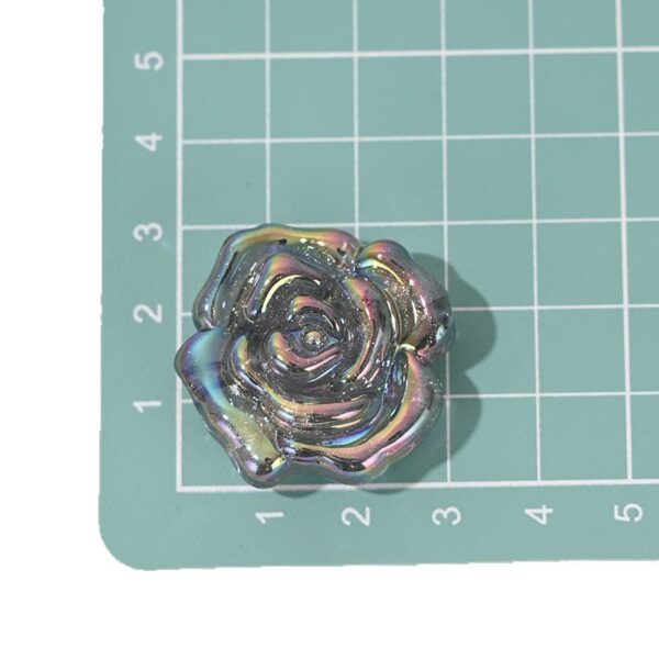 Wholesale Luminous Rose Loose Beads Plated Rose Beads