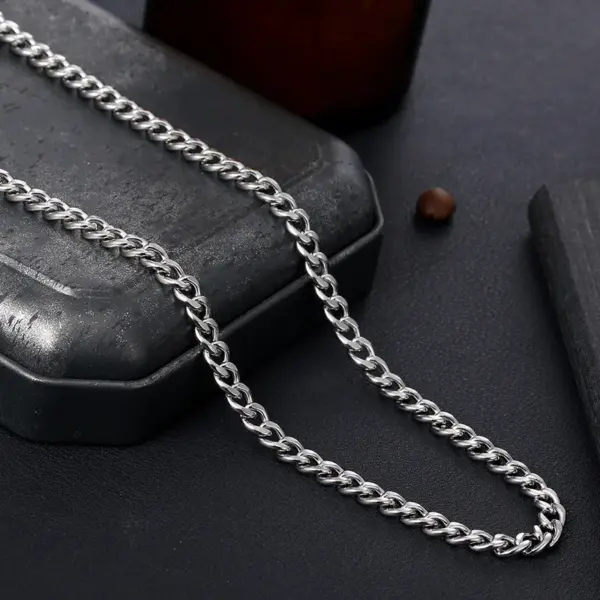 Wholesale Geometric 201 Stainless Steel Simple Style Necklace