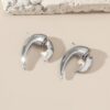 Wholesale Punk rivet pierced earrings
