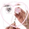 Wholesale Explosive glitter acrylic pink bow staff doctor nurse medical student retractable chest card holder easy pull buckle