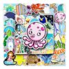 Wholesale 50 marine INS wind cartoon graffiti stickers laptop car trunk waterproof decorative stickers