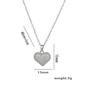 341 Silver Love Necklace