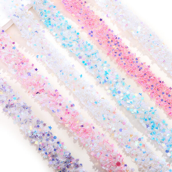 Wholesale Double-sided tape width 1.5cm geometric drill with hot melt adhesive drill strip