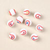 Wholesale Baseball team silicone bead string