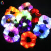 Wholesale LED large intestine hair ring shiny satin light-emitting hair rope