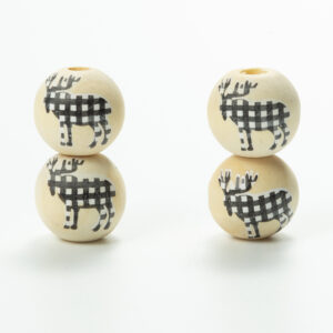 Black and white plaid Elk / 16MM