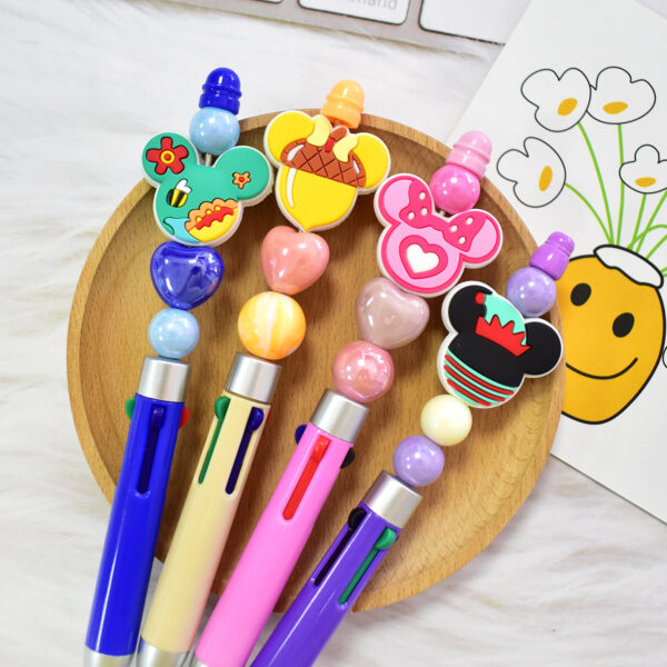 Wholesale Colorful Cartoon Series Soft Rubber Beads