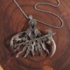 Wholesale Hell Death Scythe Death Coming Necklace American Street Handsome Hip Hop Trend Punk Locomotive High Sense