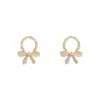 Wholesale Fashion Star Heart Shape Copper Plating Artificial Pearls Zircon Drop Earrings 1 Pair