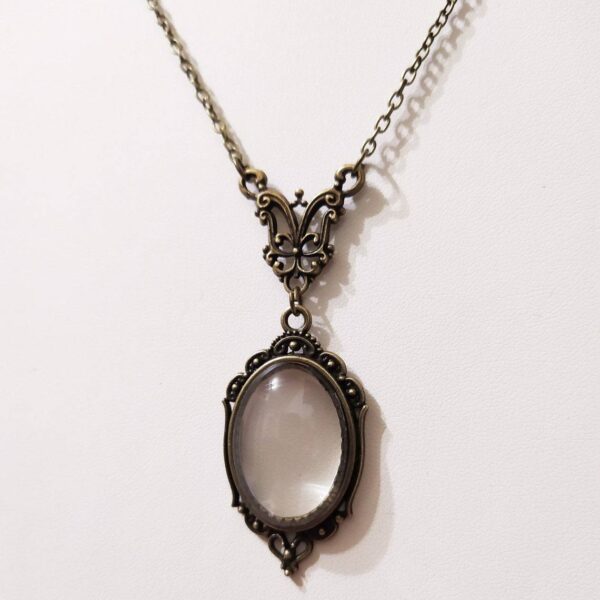 Wholesale Cross-border foreign trade Amazon enlarge necklace steampunk necklace book lovers gift factory direct sales