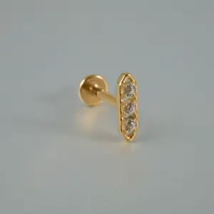 #7 Gold / Rod Thickness * Rod Length 1.2x8mm