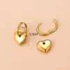 Wholesale 1 Pair Fashion Cross Devil'S Eye Heart Shape Butterfly Gold Plated 304 Stainless Steel Artificial Pearls Rhinestones Stainless Steel Earrings