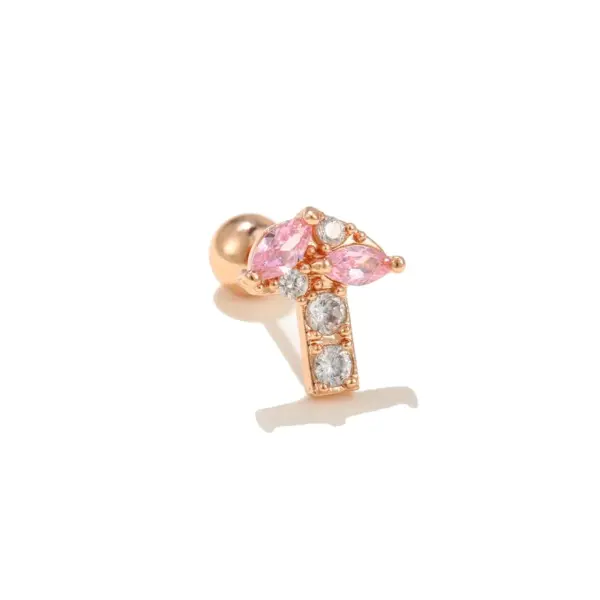 Wholesale Ear Cartilage Rings & Studs Pastoral Fruit Brass Gem