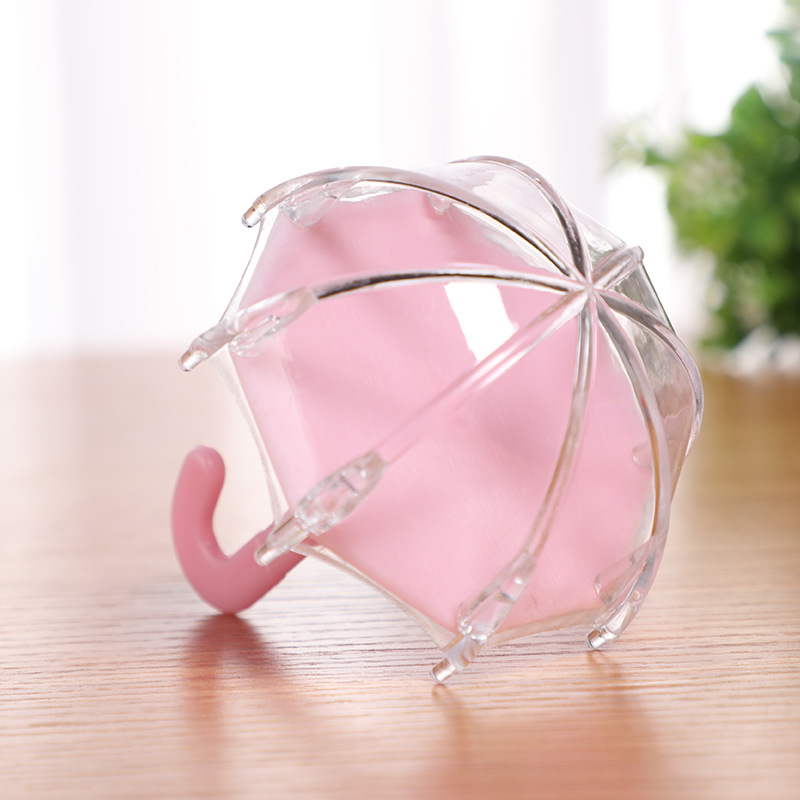 Wholesale Creative Mini Umbrella Candy Box Wedding Aompanying Gift Plastic Box Tablet Jewelry Packaging Box Jewelry Storage Box