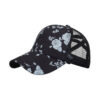Wholesale Cross Border Hat Black Printed Cross Baseball Cap Cap Casual Sun Protection Sun Hat B1148