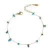 Classic Style Heart Shape Stainless Steel Irregular Knitting Bracelets