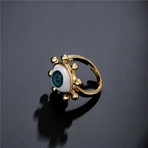 Wholesale Copper Geometric Zircon Copper Rings