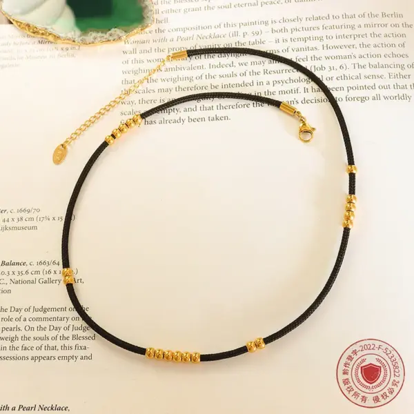 Wholesale PVD Coated 18K Gold Plated 18K Gold 304 Stainless Steel 304 Stainless Steel Necklace