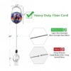 Wholesale Cross-border small fresh flower drop glue patch zinc alloy retractable easy-to-pull nurse ID card badge clip ID buckle