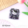 Wholesale New loose powder cross-border cartoon Halloween cute jewelry acrylic pins adorable DIY patch accessories