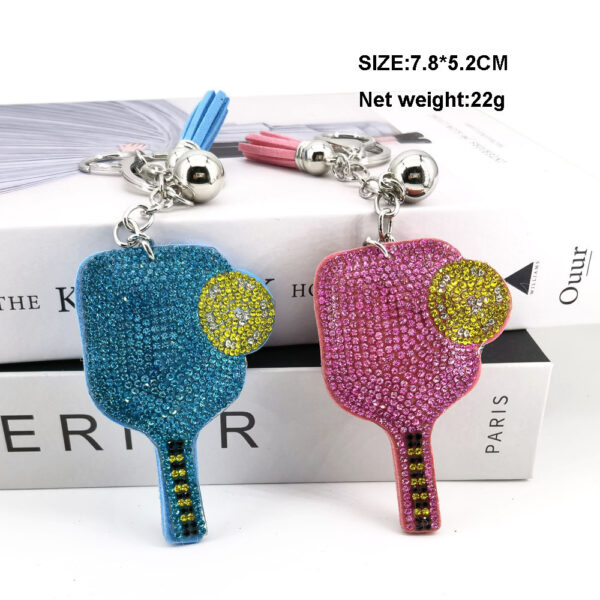 Wholesale Diamond studded sports keychain