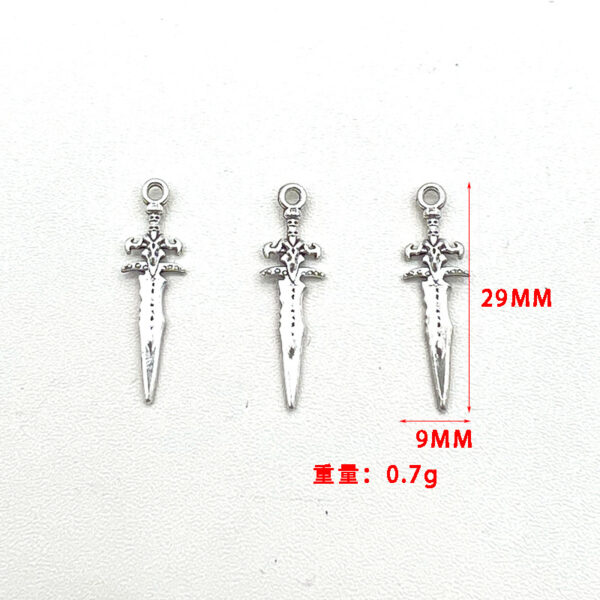 Wholesale foreign trade retro Gothic sword pendant