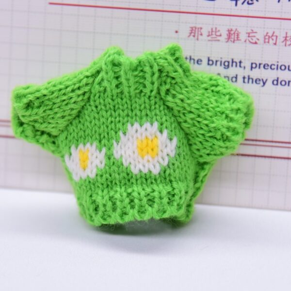 Wholesale 10cm Head Dog Doll Replacement Clothes Sweater Toy Cotton Doll Accessories Finished Dressing Accessories