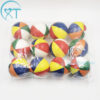 Wholesale Cross-border 63mm beach ball pu ball foam pressure ball decompression toy pu decompression Macaron beach ball