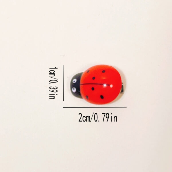 Wholesale Seven-Star Ladybug Bee Mini Hairpin Kidsren's Cute Insect Small Clip