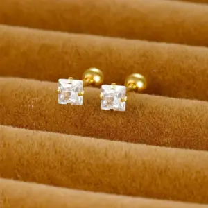 Gold / 3mm Pair
