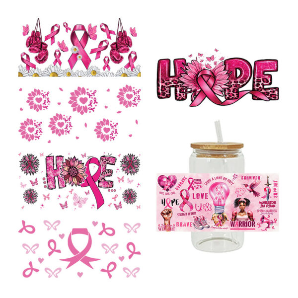 Wholesale UV glass crystal logo cartoon printed logo pattern 23 cmX11cm in stock