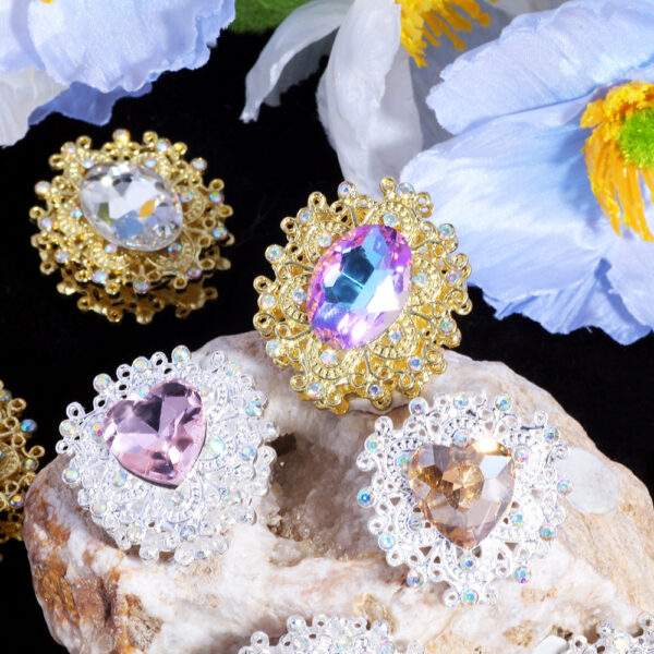 Wholesale Retro alloy heavy-duty beads straight hole DIY beading