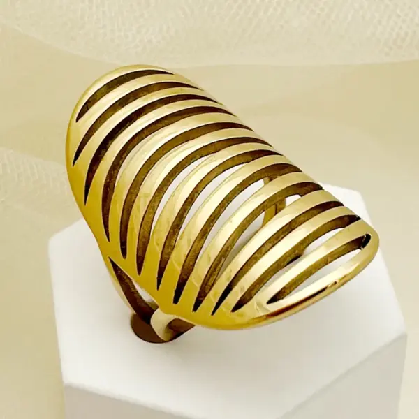 PVD Coated Real Gold Plated 14K Gold Infinity Star Heart Shape 304 Stainless Steel Retro Simple Style Waterproof Non Tarnish Rings