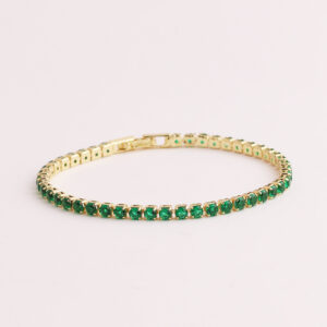 Golden green zirconium