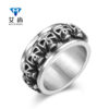 oly-5741ba44f6d96abcd1b2e0681e90920e Wholesale Skull Rotating Stainless Steel Ring Factory Direct Sales Wholesale Bulk Can Be Customized Cross-Border pular Aessories for Coles