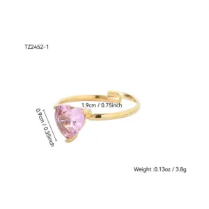 Pink Diamond Ring