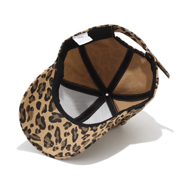 Wholesale Spring and summer fashion leopard print baseball cap outdoor casual peaked cap men's and women's youth sun protection sun hat