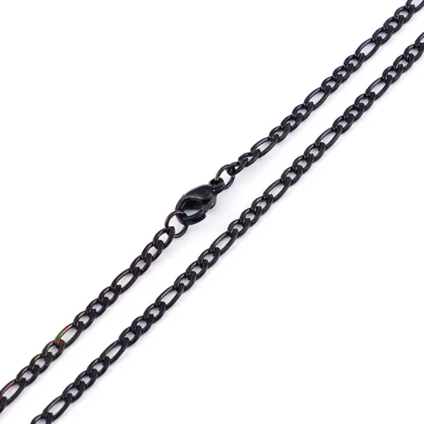 Wholesale PVD Coated 18K Gold Plated Geometric Titanium Steel Fashion Waterproof Non Tarnish Necklace