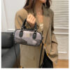 Wholesale Vintage Portable Pillow Bag 2024 Winter New Women's Bag High-end Shoulder Crossbody Bag Boston Leopard Print Bag