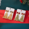 Wholesale Christmas tree earrings