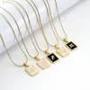 Wholesale Jewelry Fashion Constellation 304 Stainless Steel Shell 18K Gold Plated Gold Plated Stainless Steel Necklaces