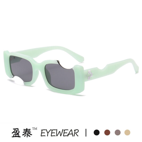 Wholesale New European and American Personality Notch Sunglasses Street Shot Trendy Sunglasses Cross-border Fashion Men's and Women's Sunglasses