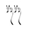 oly-576909ddc95c22eef587763fc37cbc2e Wholesale Sier needle fashion ear jewelry fashion earrings French creative temperament long tail small fox earrings jewelry