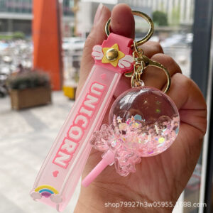 Bubble Beads Lollipop Pink