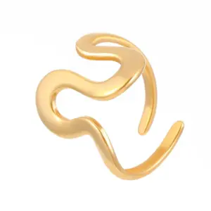 48 18K Real Gold Twisted N-1102