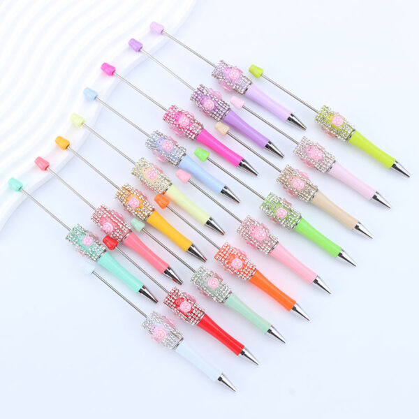 Wholesale DIY Tortoise Broken Diamond Beaded Pen Internet Red Tortoise Dreaming Tortoise Super Cute Tortoise Diamond Pen Beaded Round Beads Cute Pen